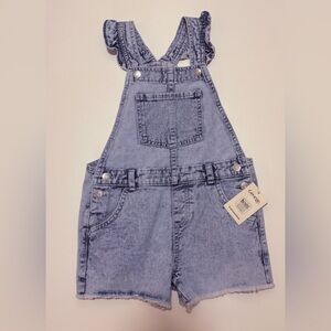 George Light Blue Kids Overalls NWT
